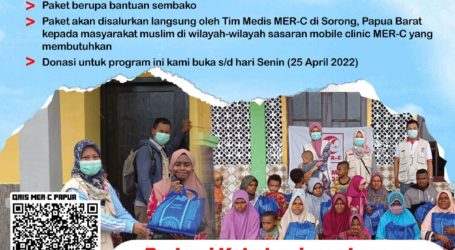 MER-C Berbagi Paket Idul Fitri untuk Papua Barat