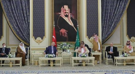 Raja Salman Terima Kunjungan Presiden Turki Erdogan