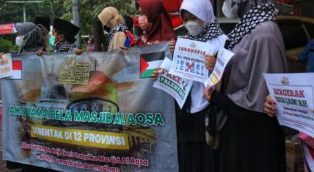 AWG Biro Jawa Timur Adakan Aksi Bela Masjid Al-Aqsa