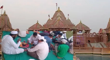 Kuil Desa Gujarat Adakan Buka Puasa untuk Warga Muslim Setempat