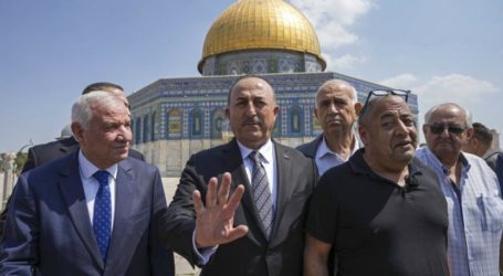 Menlu Turki Kunjungi Kompleks Masjid Al-Aqsa