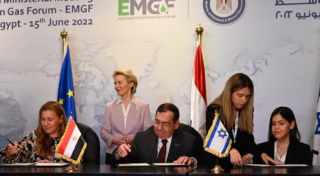 Israel, Mesir dan Uni Eropa Tandatangani Kesepakatan Ekspor Gas Alam