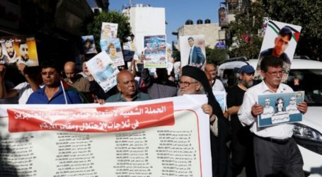 Protes di Ramallah Tuntut Israel Serahkan Jenazah Puluhan Warga Palestina
