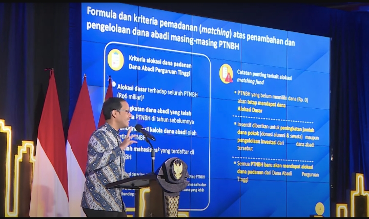 Kemendikbudristek Luncurkan Program Dana Abadi Perguruan Tinggi