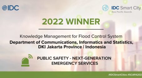 Sistem Pengendalian Banjir Jakarta Juara Pertama di IDC Awards 2022