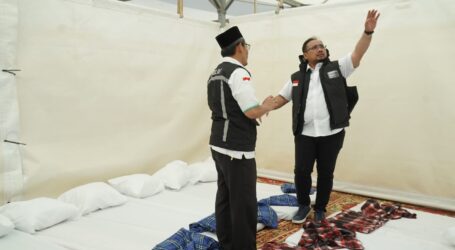Menag Tinjau Kesiapan Fasilitas di Mina Jelang Keberangkatan Jamaah Haji ke Arafah