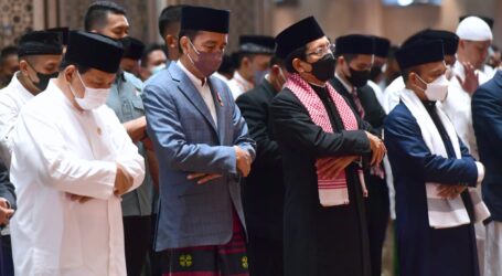 Presiden Jokowi Tunaikan Shalat Idul Adha 1443 H di Masjid Istiqlal