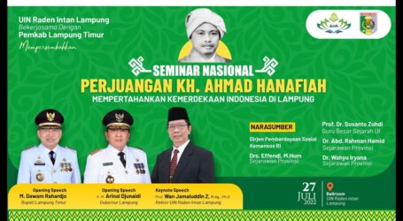 UIN Raden Intan Usulkan KH. Ahmad Hanafiah Sebagai Pahlawan Nasional