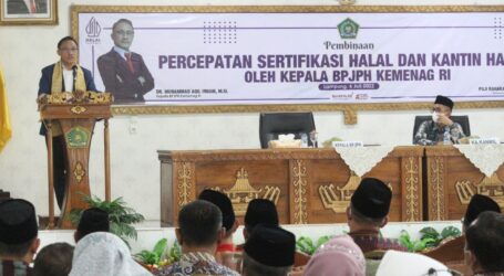 Gagas Kantin Halal, kepala BPJPH Apresiasi Kanwil Kemenag Lampung 