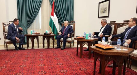 Mahmoud Abbas Terima utusan Rusia di Ramallah