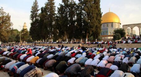 55.000 Jamaah Shalat Jumat di Masjid Al-Aqsa