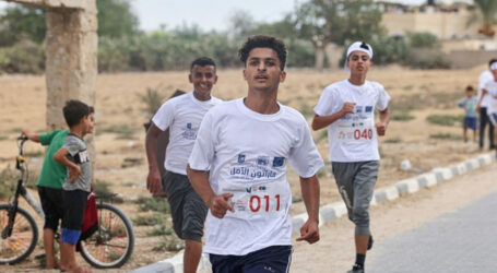 Ratusan Anak Gaza Ikuti Marathon Aksi Solidaritas Warga Miskin