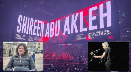 Penyanyi Inggris Roger Waters Berikan Penghormatan kepada Shireen Abu Akleh Saat Konser