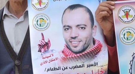 Tahanan Palestina Pemogok Makan 172 Hari Khalil Awawdeh Dibebaskan