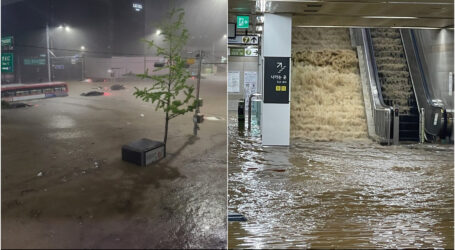 Banjir di Seoul Korea Selatan Tewaskan Tujuh Orang
