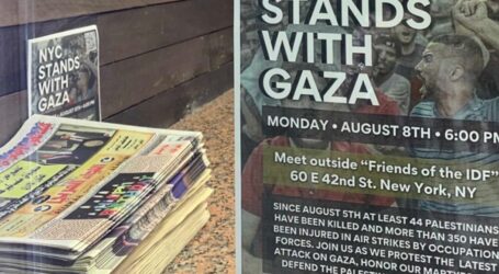 “New York City Berdiri Bersama Gaza”, Thema Aksi Kutuk Serangan Israel