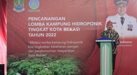 Plt. Wali Kota Bekasi Canangkan Perum Taman Rahayu Regensi Jadi Kampung Hidroponik