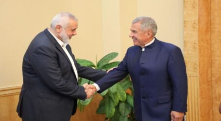 Pemimpin Hamas Bertemu Presiden Tatarstan Bahas Situasi Palestina