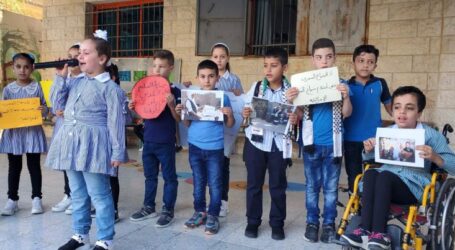 Menteri dan Siswa Tepi Barat Nyatakan Solidaritas kepada Siswa di Yerusalem Timur