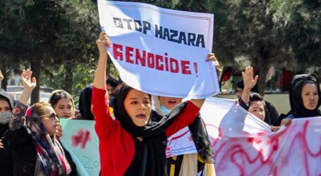 Wanita Afghanistan Teriakkan ‘Hentikan Genosida Etnis Hazara’