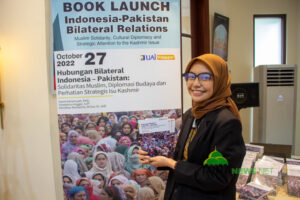 Salah satu penulis buku "Hubungan Bilateral Indonesia-Pakistan: Solidaritas Muslim, Diplomasi Budaya dan Perhatian Strategis Isu Jammu Kashmir" Faradesiva Angger