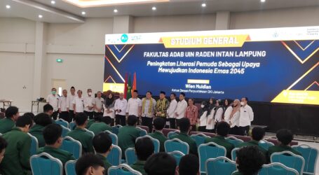 Stadium General UIN Lampung Bertema Literasi Pemuda untuk Indonesia Emas 2045