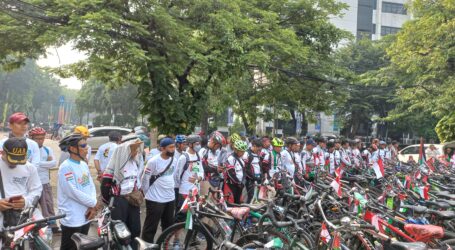 Goweser Cinta Aqsa Berkumpul di Masjid Istiqlal, Jakarta