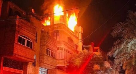 Sebanyak 21 Jenazah Korban Kebakaran Jabaliya Dievakuasi ke RSI Gaza
