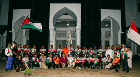 Tempuh 370 KM, Tim Gowes Cinta Al-Aqsa Palembang Tiba di Lampung