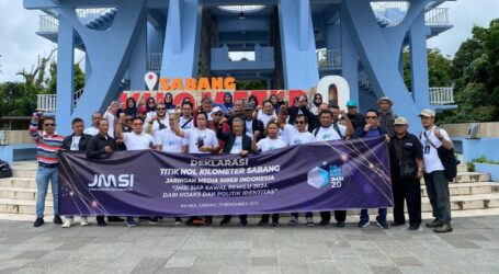 Deklarasi Kebangsaan JMSI di Tugu Nol Kilometer Indonesia