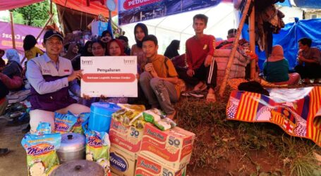 Bank Muamalat dan BMM Salurkan Bantuan untuk Penyintas Gempa Cianjur
