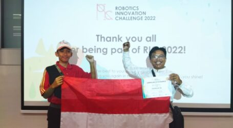 Siswa MTsN 1 Pati Juara II Robotics Innovation Challenge di Singapura