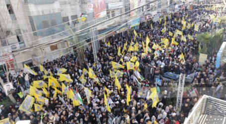 Ribuan Masa Berkumpul di Ramallah Peringati 58 Tahun Gerakan Fatah