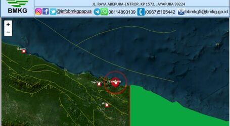 BMKG Catat Ada 145 Kali Gempa Susulan di Jayapura