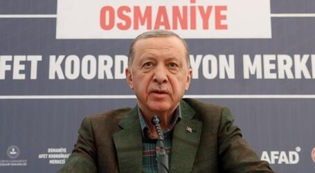 Erdogan Akan Bangun Rumah Baru untuk Korban Gempa dalam Satu Tahun
