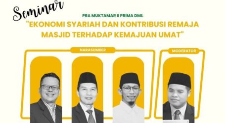 Prima DMI Gelar Webinar Ekonomi Syariah dan Kontribusi Remaja Masjid Terhadap Kemajuan Umat