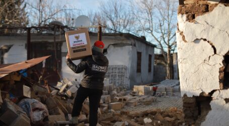 Tim BAZNAS di Turkiye Salurkan Bantuan untuk Korban Gempa