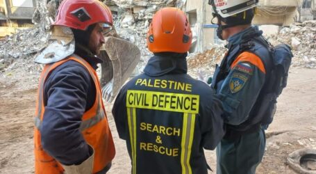 Tim Tanggap Darurat Palestina Mulai Misi Penyelamatan di Suriah