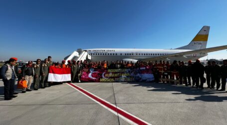 Gelombang Pertama Misi Kemanusiaan Indonesia Tiba di Turkiye