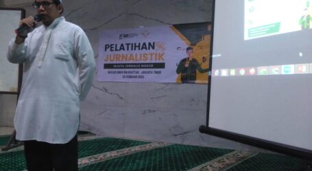 PJMI Luncurkan Program Program Pelatihan Jurnalistik ‘Sejuta Jurnalis Masjid’