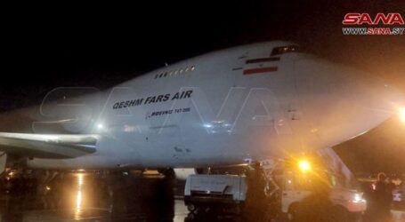 Pesawat Iran Bawa 45 Ton Bantuan Kemanusiaan Tiba di Damaskus