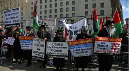 Kedatangan Netanyahu ke London Disambut Demonstrasi oleh Ratusan Warga Israel