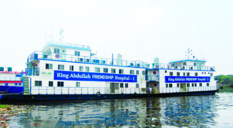 Saudi Bantu Lima Kapal RS Terapung untuk Bangladesh