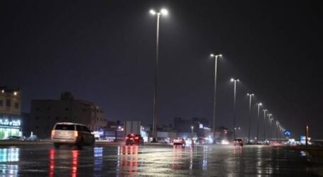 Pusat Meteorologi Saudi : Hujan Badai Guyur Sebagian Besar Wilayah