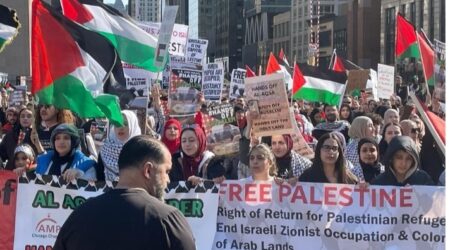 Unjuk Rasa di Kota-kota Besar AS Protes Serangan Israel ke Al-Aqsa