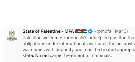 Pemerintah Palestina Dukung Indonesia Tolak Timnas U-20 Israel, Dubes Palestina Sebaliknya