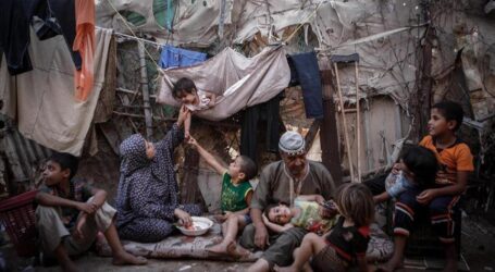 Keluarga Miskin Gaza di Bulan  Ramadhan
