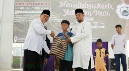 DKM An-Nubuwwah dan Ummahat Wilayah Lampung Santuni Anak Yatim dan Piatu