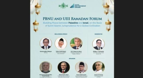 PBNU-UIII Gelar Forum Ramadhan Bahas Solusi Perdamaian Palestina-Israel