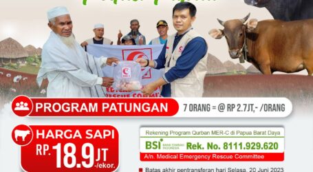 MER-C Buka Program Qurban Peduli Papua